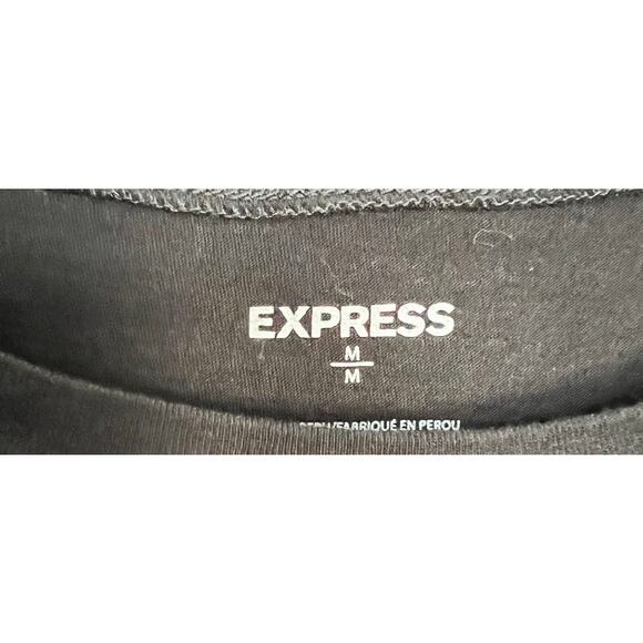 Express Love Amour Graphic Black T-shirt Sz Medium - Picture 4 of 5